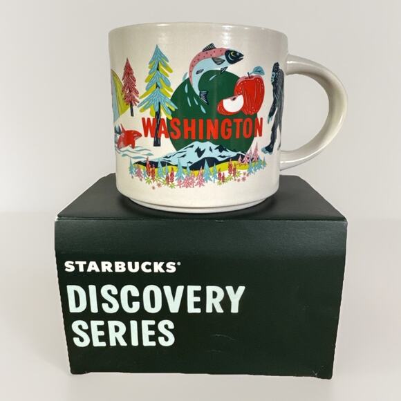 New Starbucks Washington, DC Discovery Series Collection Cup Mug 14oz NIB - Picture 1 of 4